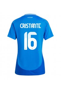 Italië Bryan Cristante #16 Voetbaltruitje Thuis tenue Dames EK 2024 Korte Mouw